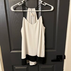Express Black and White Camisole Top